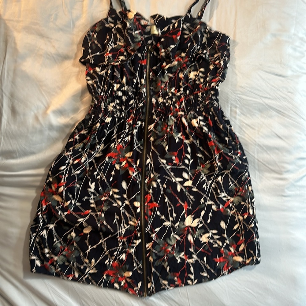 Patterned Mini Dress